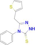 4-phenyl-3-[(thiophen-2-yl)methyl]-4,5-dihydro-1H-1,2,4-triazole-5-thione