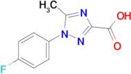 1-(4-Fluorophenyl)-5-methyl-1H-1,2,4-triazole-3-carboxylic acid