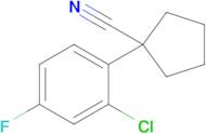 1-(2-Chloro-4-fluorophenyl)cyclopentane-1-carbonitrile