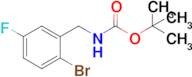 Tert-butyl n-[(2-bromo-5-fluorophenyl)methyl]carbamate