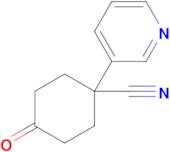 4-Oxo-1-(3-pyridinyl)cyclohexanecarbonitrile