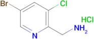 (5-Bromo-3-chloropyridin-2-yl)methanamine hydrochloride