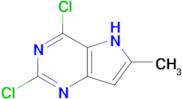 2,4-Dichloro-6-methyl-5h-pyrrolo[3,2-d]pyrimidine