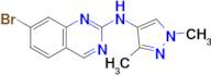 7-Bromo-N-(1,3-dimethylpyrazol-4-yl)quinazolin-2-amine