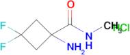 1-Amino-3,3-difluoro-N-methyl-cyclobutanecarboxamidehydrochloride