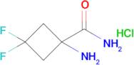 1-Amino-3,3-difluoro-cyclobutanecarboxamidehydrochloride