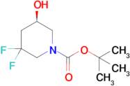 Tert-butyl(5r)-3,3-difluoro-5-hydroxy-piperidine-1-carboxylate