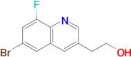 2-(6-Bromo-8-fluoro-3-quinolyl)ethanol