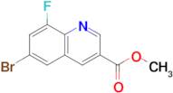 Methyl6-bromo-8-fluoro-quinoline-3-carboxylate