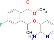 Methyl2-[1-[(2-amino-3-pyridyl)oxy]ethyl]-4-fluoro-benzoate