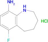 6-Fluoro-2,3,4,5-tetrahydro-1h-1-benzazepin-9-aminehydrochloride