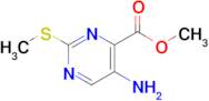 Methyl5-amino-2-methylsulfanyl-pyrimidine-4-carboxylate