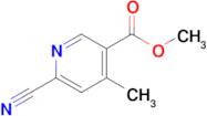 Methyl6-cyano-4-methyl-pyridine-3-carboxylate