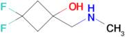 3,3-Difluoro-1-(methylaminomethyl)cyclobutanol