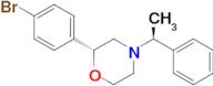 (2r)-2-(4-Bromophenyl)-4-[(1s)-1-phenylethyl]morpholine