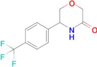 5-[4-(trifluoromethyl)phenyl]morpholin-3-one