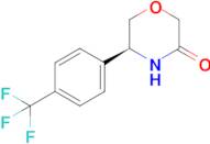 (5s)-5-[4-(trifluoromethyl)phenyl]morpholin-3-one