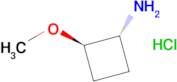 (1R,2R)-2-Methoxycyclobutanamine;hydrochloride