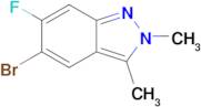 5-Bromo-6-fluoro-2,3-dimethyl-2h-indazole