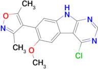 4-(4-Chloro-6-methoxy-9h-pyrimido[4,5-b]indol-7-yl)-3,5-dimethyl-isoxazole