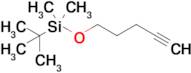 Tert-butyl-dimethyl-pent-4-ynoxy-silane