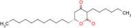(6R)-3-hexyl-6-undecyloxane-2,4-dione