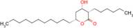 (3s,4s,6r)-3-Hexyl-4-hydroxy-6-undecyl-tetrahydropyran-2-one