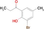 1-(3-Bromo-2-hydroxy-5-methyl-phenyl)propan-1-one