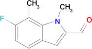 6-Fluoro-1,7-dimethyl-1h-indole-2-carbaldehyde