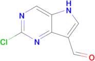 2-Chloro-5h-pyrrolo[3,2-d]pyrimidine-7-carbaldehyde