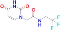 2-(2,4-Dioxopyrimidin-1-yl)-N-(2,2,2-trifluoroethyl)acetamide