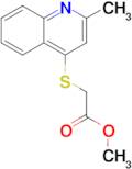 Methyl2-[(2-methyl-4-quinolyl)sulfanyl]acetate