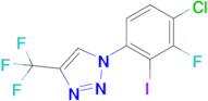 1-(4-Chloro-3-fluoro-2-iodo-phenyl)-4-(trifluoromethyl)triazole