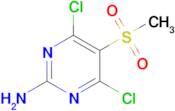 4,6-Dichloro-5-methylsulfonyl-pyrimidin-2-amine