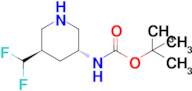 Tert-butyln-[(3r,5r)-5-(difluoromethyl)-3-piperidyl]carbamate