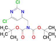 Tert-butyln-tert-butoxycarbonyl-N-[(2,6-dichloropyrimidin-4-yl)methyl]carbamate