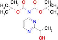 Tert-butyln-tert-butoxycarbonyl-N-[2-(1-hydroxyethyl)pyrimidin-4-yl]carbamate