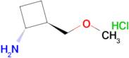 (1R,2R)-2-(Methoxymethyl)cyclobutanamine;hydrochloride