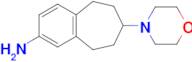 7-Morpholino-6,7,8,9-tetrahydro-5h-benzo[7]annulen-3-amine