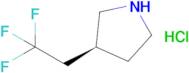 (3S)-3-(2,2,2-Trifluoroethyl)pyrrolidine;hydrochloride