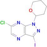 6-Chloro-3-iodo-1-tetrahydropyran-2-yl-pyrazolo[3,4-b]pyrazine