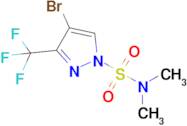 4-Bromo-N,N-dimethyl-3-(trifluoromethyl)pyrazole-1-sulfonamide