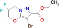 Ethyl3-bromo-6,6-difluoro-5,7-dihydropyrazolo[5,1-b][1,3]oxazine-2-carboxylate