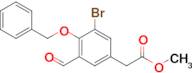 Methyl2-(4-benzyloxy-3-bromo-5-formyl-phenyl)acetate