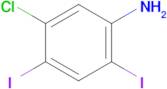 5-Chloro-2,4-diiodo-aniline