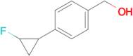 [4-(2-fluorocyclopropyl)phenyl]methanol