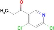 1-(4,6-Dichloro-3-pyridyl)propan-1-one