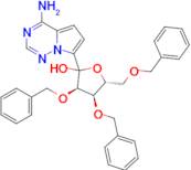 (3r,4r,5r)-2-(4-Aminopyrrolo[2,1-f][1,2,4]triazin-7-yl)-3,4-dibenzyloxy-5-(benzyloxymethyl)tetrahydrofuran-2-ol
