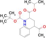 Isopropyl2-(tert-butoxycarbonylamino)-5-oxo-4-phenyl-hexanoate