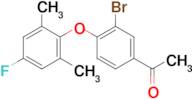 1-[3-bromo-4-(4-fluoro-2,6-dimethyl-phenoxy)phenyl]ethanone